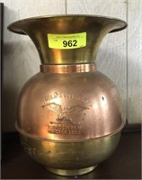 COPPER AND BRASS SPITTOON CHICAGO COMM 1893