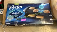 Oster griddle with warming tray