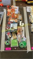 Fall craft items, padlocks, misc office supplies