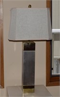 Royal Knight brass & chrome table lamp