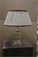 BRASS TABLE LAMP 28"