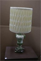GLASS TABLE LAMP 32"