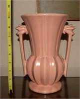McCoy Pottery peach handled vase