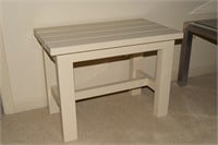 Solid wood painted bench - very sturdy