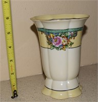 Noritake Morimura handpainted floral spooner vase