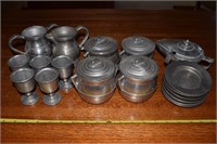 24 pieces Wilton Pewter dinnerware set