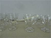 Set of 18 Matching Glasses (2 sizes) - Note says