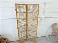 Bamboo Room Divider - Made of two 18x69" Panels -
