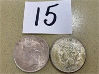 1922 & 1922S Peace Silver Dollars