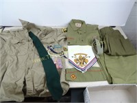 Vintage Boy Scouts Uniform and Related