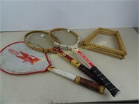 Three Vintage Racquets