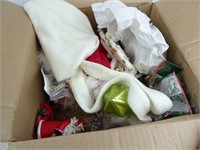 Box of Vintage Christmas Items - Some are New