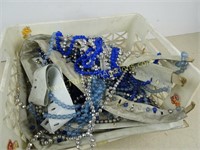 Crate of Vintage Plastic Beads