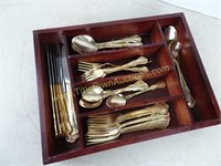 Alco Stainless Gold Colored Silverware Set with
