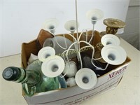 Box of Assorted Vintage Decorative Items