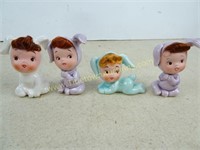 Set of 1960's Ceramics with Hair
