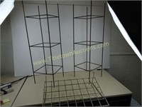 Metal Stands and Shelf