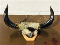 set of mounted horns - approx 16"