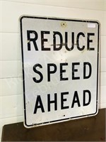 Reduce speed sign - 30" x 24"