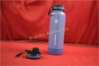 New Purple 40 Ounce Thermo Flask w/ 2 Lids
