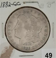 1882CC Silver Morgan Dollar