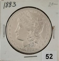 1883 Silver Morgan Dollar, nice