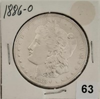 1886O Silver Morgan Dollar, nice