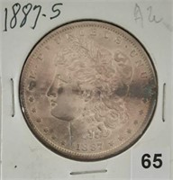 1887S Silver Morgan Dollar