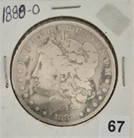 1888O Silver Morgan Dollar