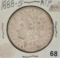 1888S Silver Morgan Dollar