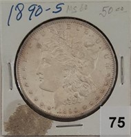 1890S Silver Morgan Dollar, nice