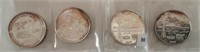 4 Garden County Silver Rounds