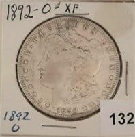 1892O Silver Morgan Dollar