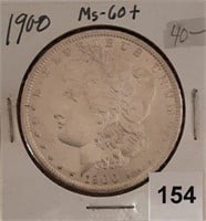 1900 Silver Morgan Dollar, nice
