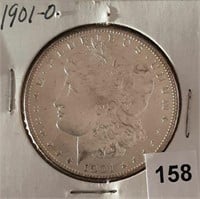 1901O Silver Morgan Dollar, nice
