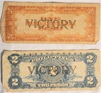 Pr WW11 United States Philippines victory notes