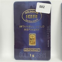 1 Gram IGR 999.9 Gold Bullion