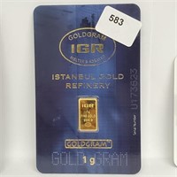 1 Gram IGR 999.9 Gold Bullion