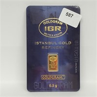 .5 Grams IGR 999.9 Gold Bullion