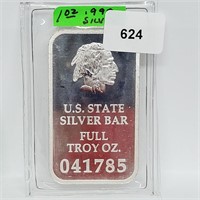 1oz .999 Silver NJ State Bullion