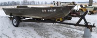 1979 Lowe Line Bass Boat 19ft w/Trailer and Motor