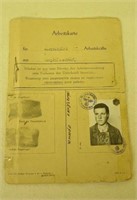 RARE Vintage german soldiers passport