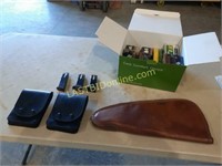 Box of Assorted Ammo & Cases