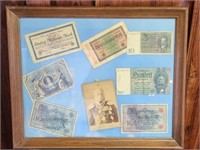 Lot of 8 vintage german paper currency