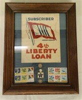 Vintage Honor Emblem 4th Liberty Loan