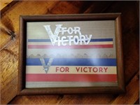 Vintage V for Victory Banner Band