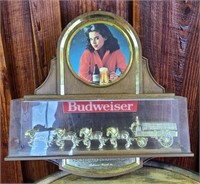 Vintage Budweiser light up sign