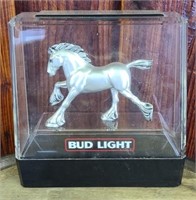 Vintage bud light clydesdale light