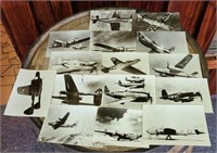 Lot of 15 vintage War Plane photos