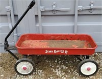 Red Metal Sears Roebuck & Co Wagon